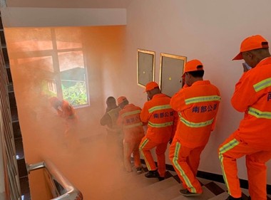 一封来自南充市南部县公路管理二局的感谢信